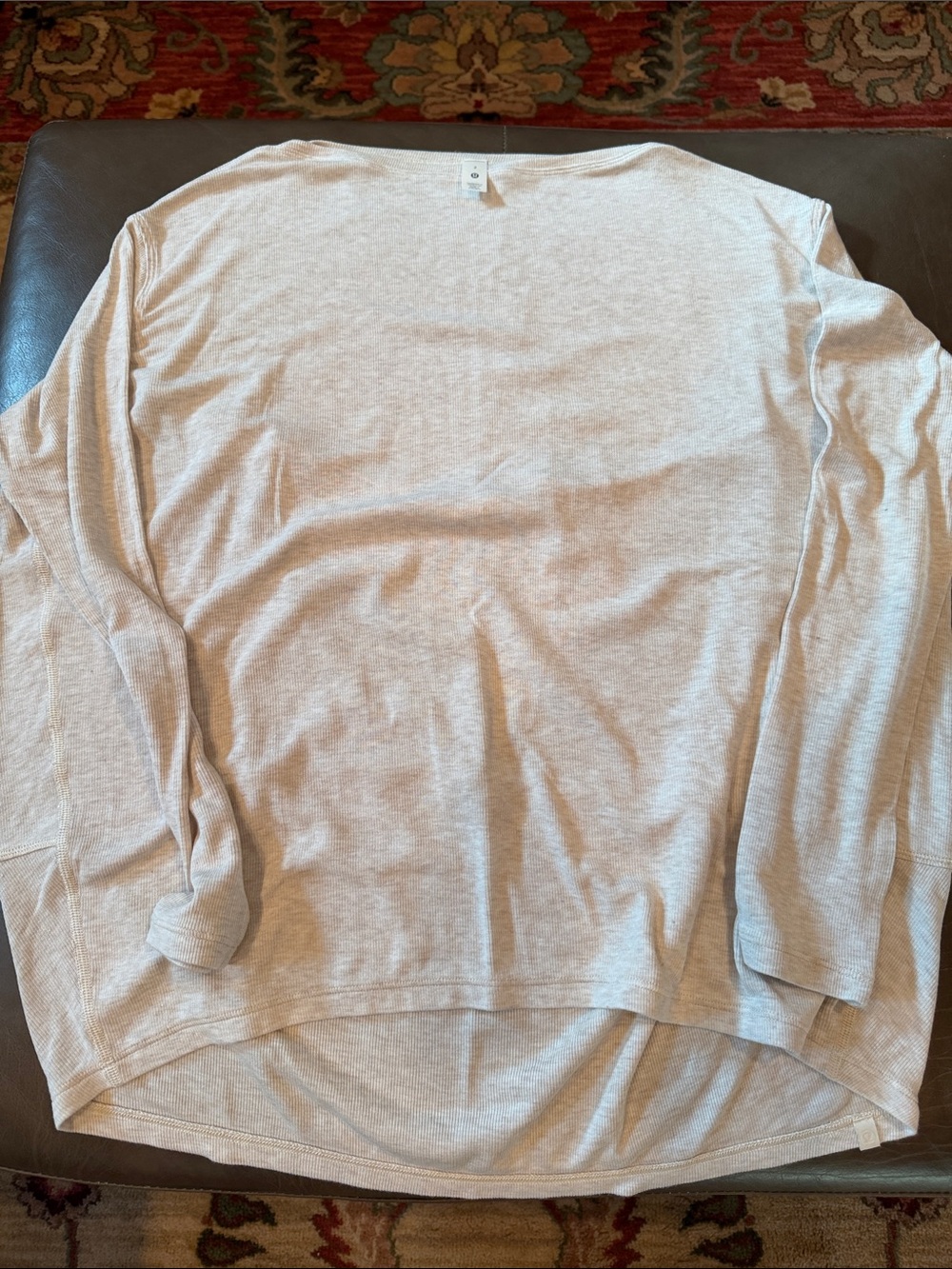 lululemon athletica Women's Scoop Neck Sweater in Light Beige